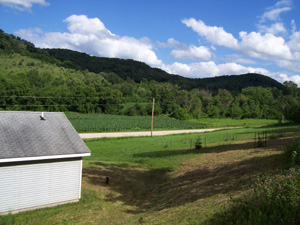 Another view from behind our home